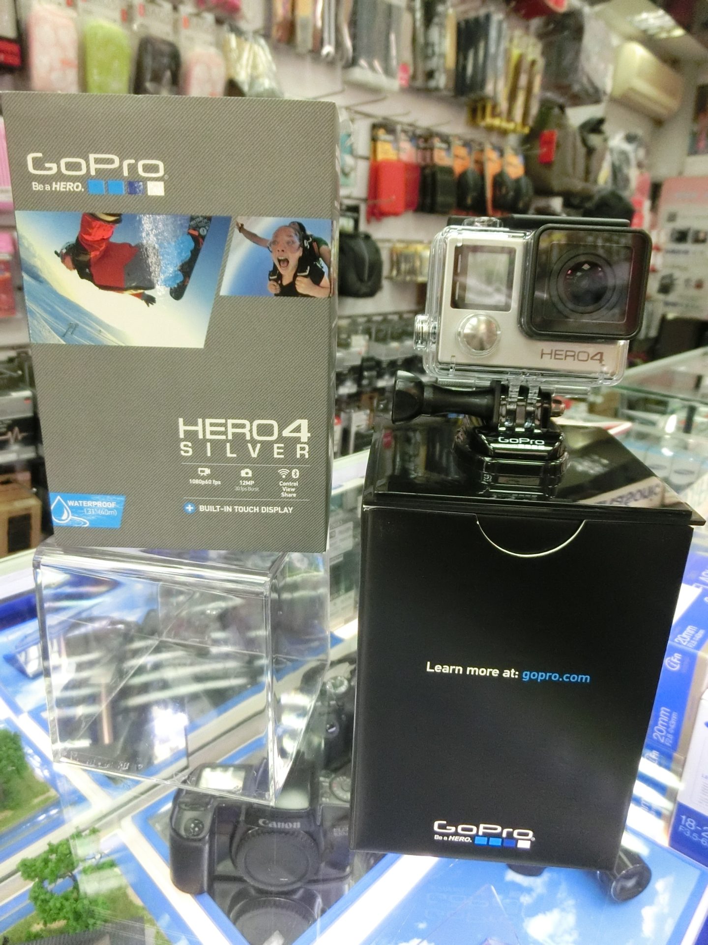 全新登場！★內建觸控螢幕 GoPro HERO4 專業觸控螢幕銀色版